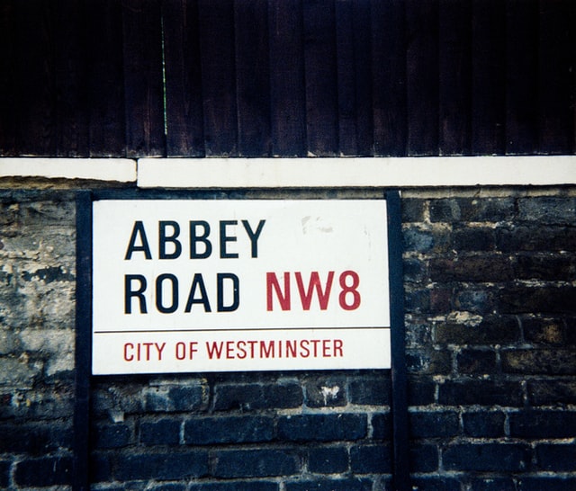 Abbey Road sign